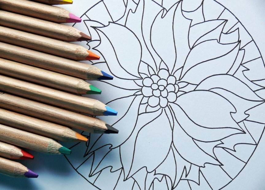 Libro de mandalas (Foto: Pixabay)