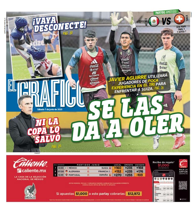 Imagen: Staff El Gráfico (Portada El Gráfico | Sábado 7 de junio 2025)