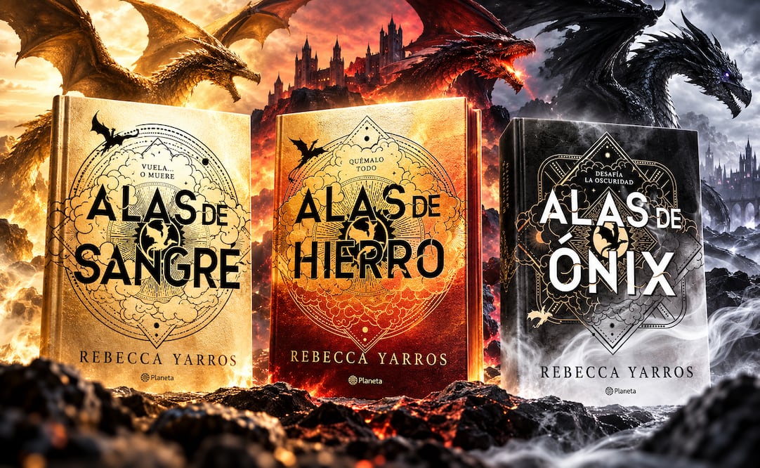 ¿De qué trata la saga Empíreo? Dragones, romance y un nuevo libro para sus fans
Foto: Staff el Gráfico