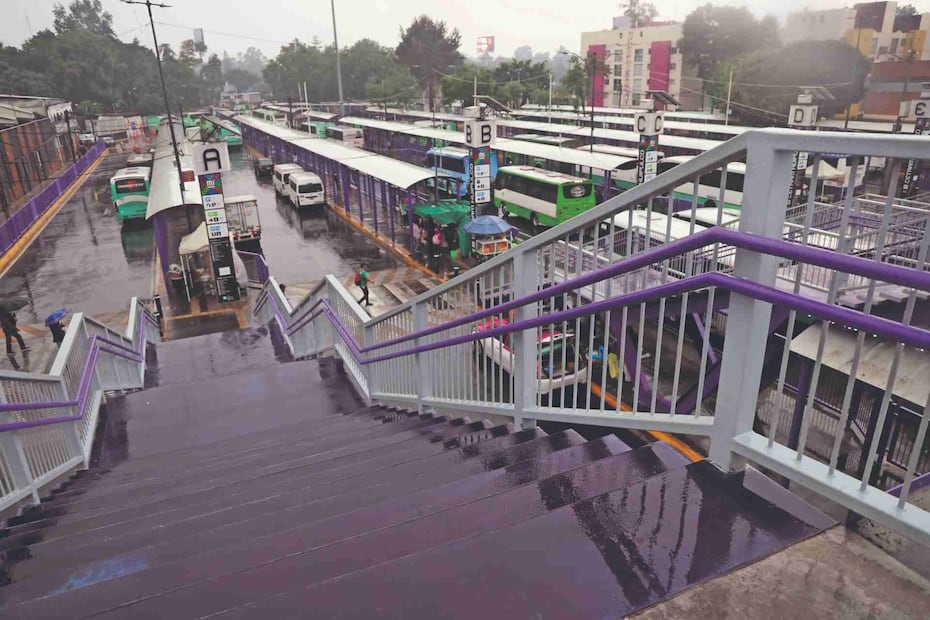 ¿Está bien que Clara Brugada pinte la CDMX de morado? La seguridad vial está en riesgo. Foto: (El Universal)