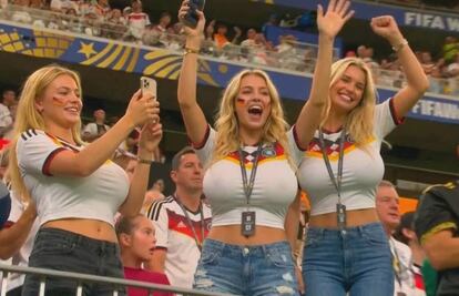 ¡Nos engañaron! Las rubias TEUTONAS no existen, aficionadas falsas eran IA