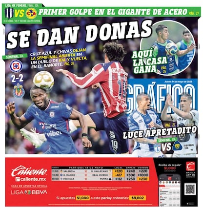 Portada El Gráfico | Jueves 14 de Mayo de 2026