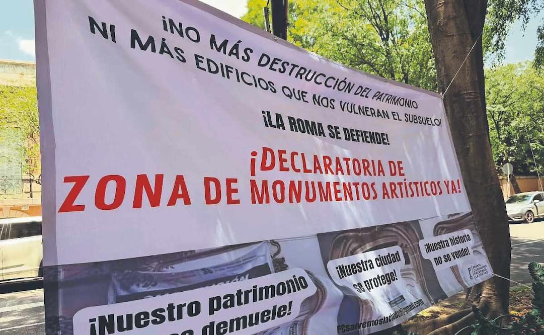 La Roma Norte y Sur buscan declararla zona de monumentos. Foto: (Arturo Ordaz. El Gráfico)