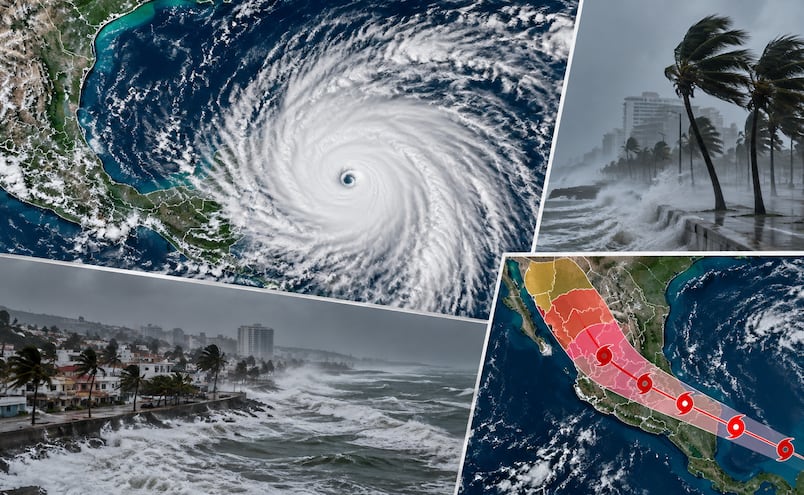 Huracán Simón categoría 4: suspenden actividades no esenciales en cuatro estados