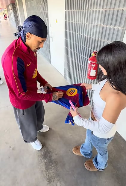 Alana Flores y Rapinha (Vía: Instagram)