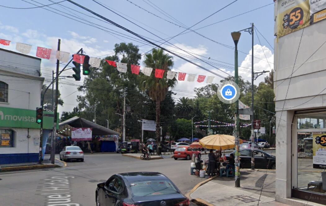 Balacera en Coyoacán (Foto: Google Maps)