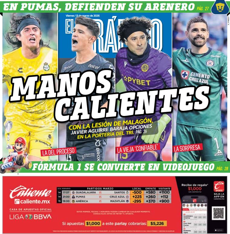 Portada El Gráfico | Viernes 13 de marzo de 2026