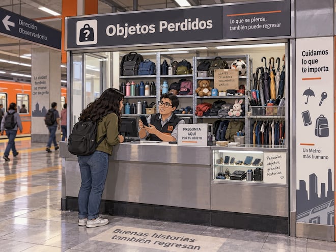Del vagón a objetos perdidos: ¿Qué pasa con todo lo que los usuarios olvidan en el Metro?