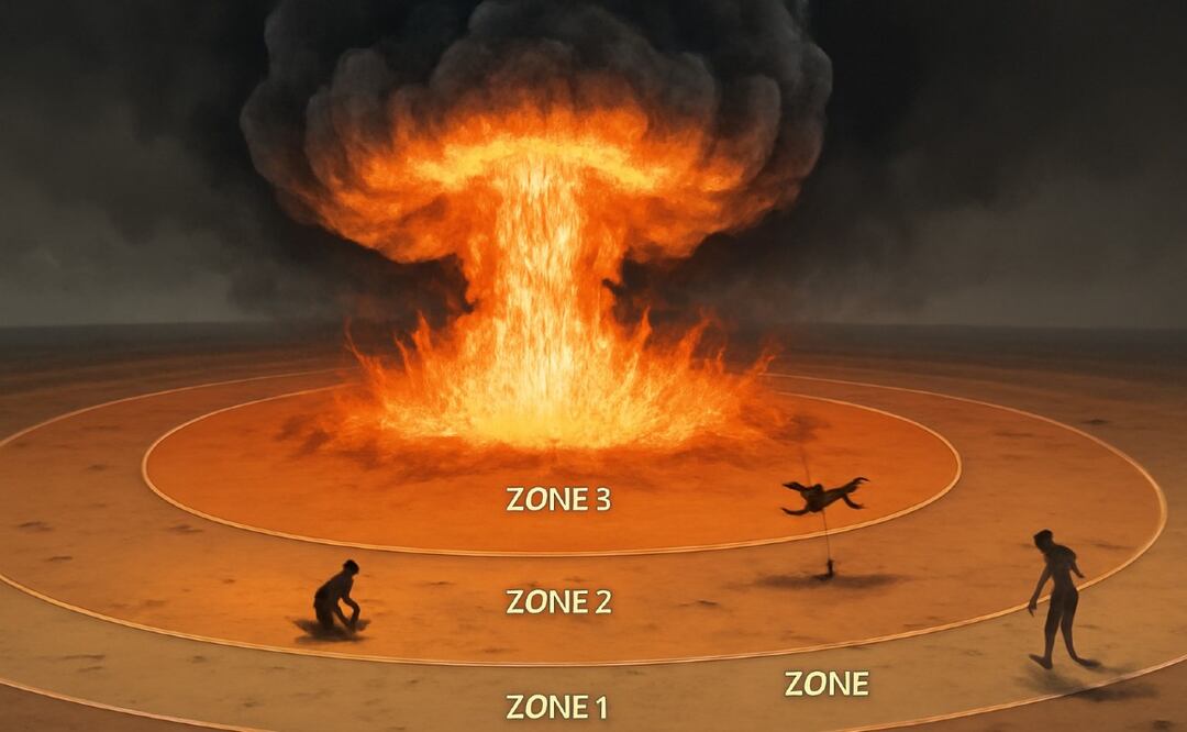 ¿Cómo afectaría un ataque nuclear a los sobrevivientes cercanos?
Imagen Ilustrativa: IA