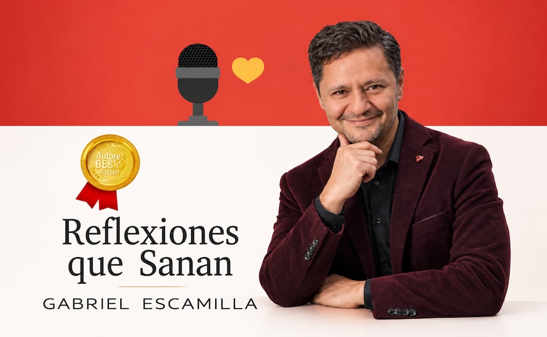 Gabriel Escamilla abre su corazón en "Reflexiones que sanan", su salto de la radio a los libros
Foto: Cortesía