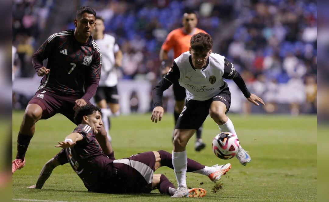 México obtiene amargo empate contra el Valencia en Puebla