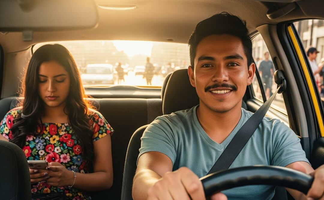 Imagen ilustrativa: IA (Taxista platica cómo conoció al amor de su vida en la nave ¿tuvo un final feliz?)