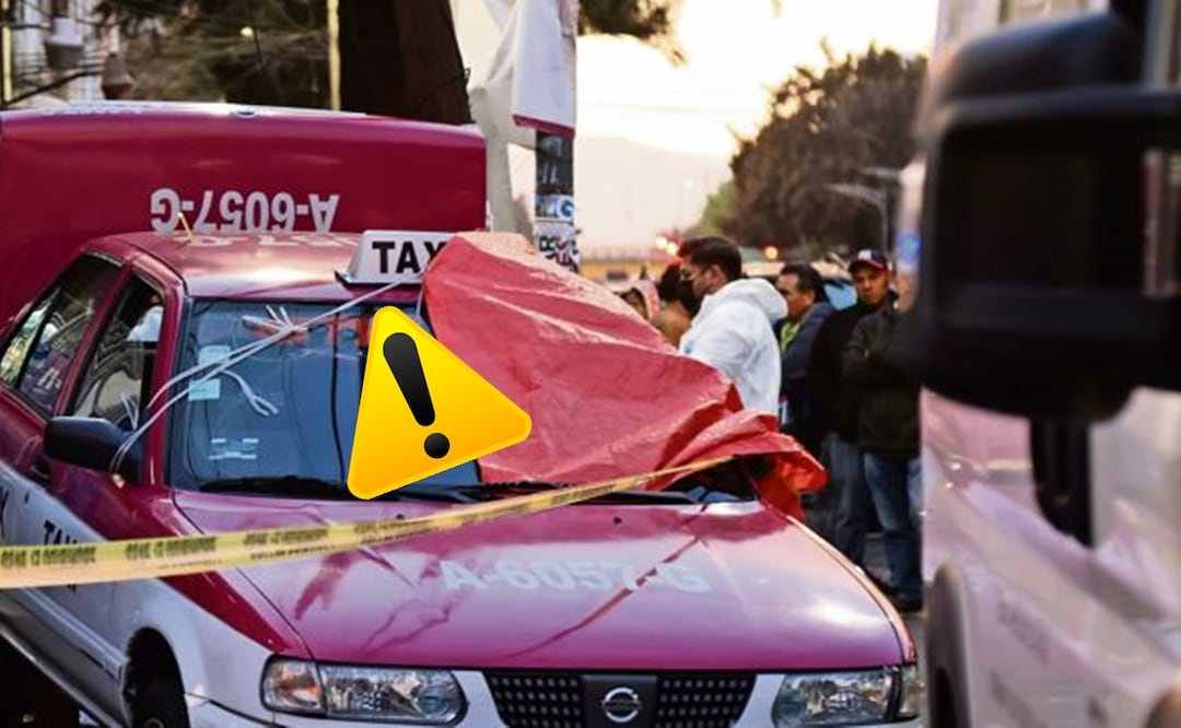 Abuelito mata a su esposa al acelerar por accidente, cuando le hacía talacha a su taxi