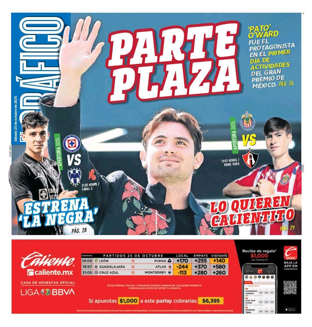 Imagen: Staff El Gráfico: Portada El Gráfico | Sábado 25 de octubre