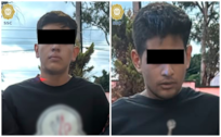 ¿Para qué nacen? Detienen a dos sujetos que asaltaron a un automovilista en la Álvaro Obregón