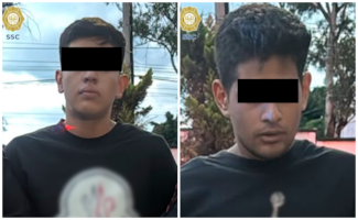 ¿Para qué nacen? Detienen a dos sujetos que asaltaron a un automovilista en la Álvaro Obregón
