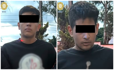¿Para qué nacen? Detienen a dos sujetos que asaltaron a un automovilista en la Álvaro Obregón