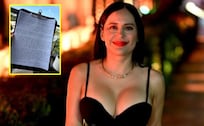 Sandra Cuevas con su puño y letra deja en claro sus sueños con emotiva carta