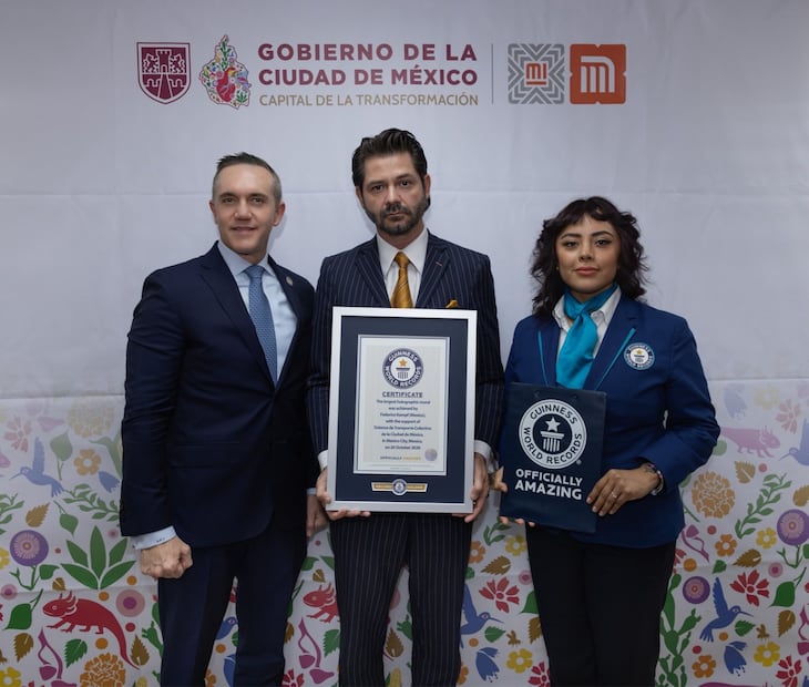 ¡De los vagones al Guinness! El Metro de la CDMX hace historia con un mural monumental
Foto: ESPECIAL