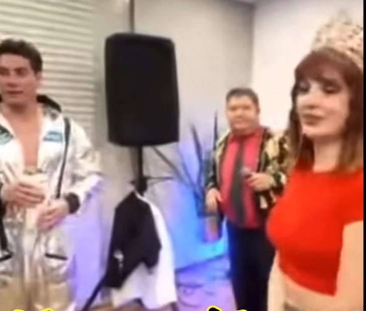 Imelda en stream (Vía: Redes)