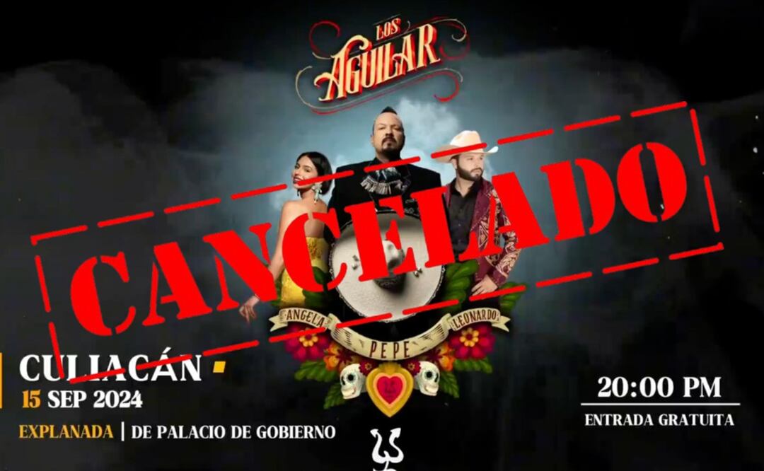 Culiacán cancela presentación de “Los Aguilar” y festejos patrios por hechos de violencia