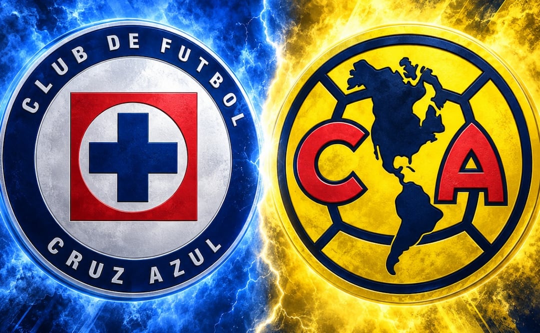 Cruz Azul vs América. Foto: IA
