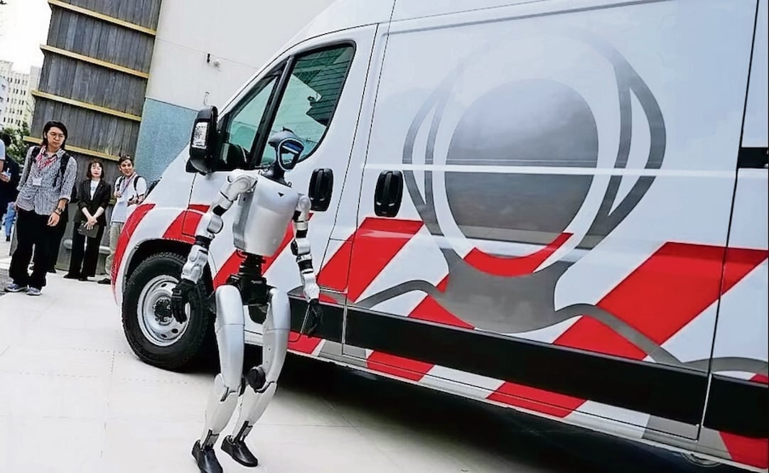 Ambulancia para robots humanoides. Foto: AP
