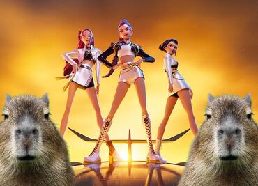Así se verían las K-Pop Demon Hunters como Capibaras
