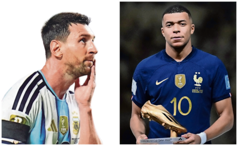 Lionel Messi y Kylian Mbappé pelean por la distinción de ser el máximo goleador de la justa