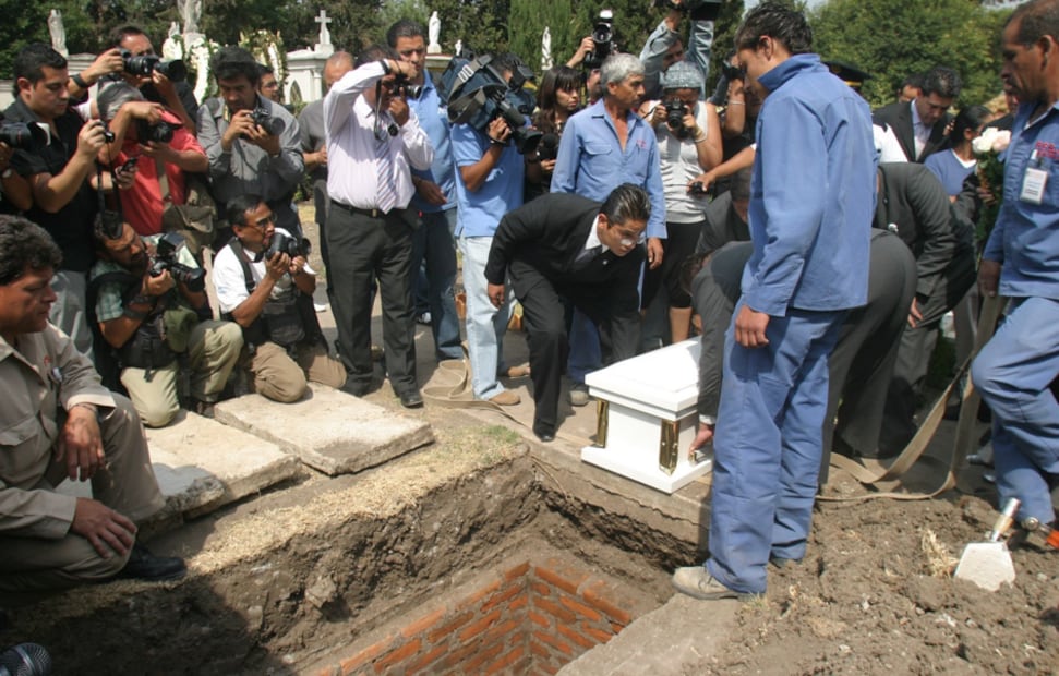 Sepultura de Paulette Gebara Farah (Foto: Cuartoscuro)