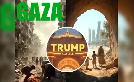 Video de Trump con Inteligencia Artificial sobre Gaza desata indignación