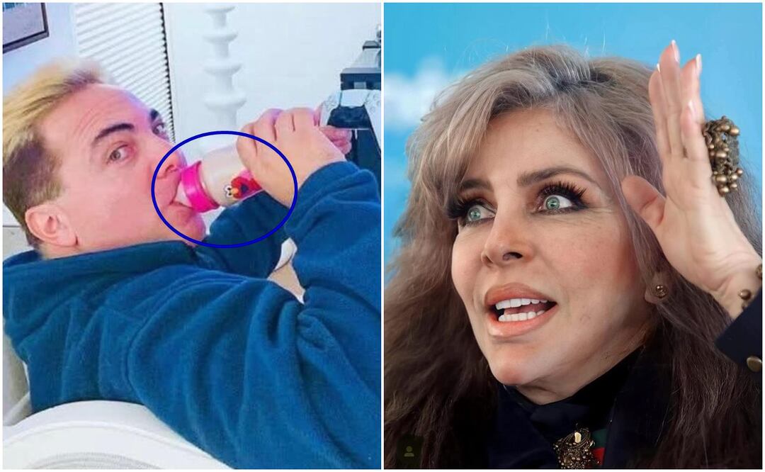 Verónica Castro habla de que Cristian Castro toma en mamila (Instagram)