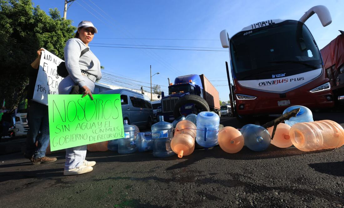 Bloqueo de piperos en CDMX (Foto: Francisco Rodríguez)