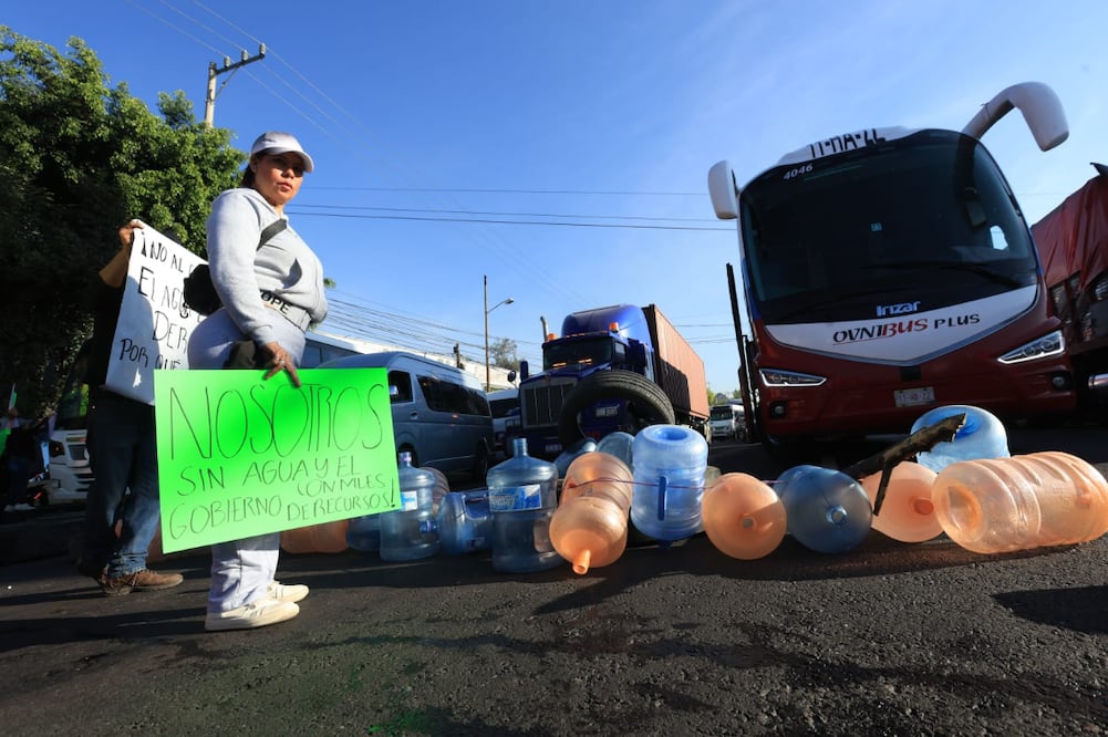 Bloqueo de piperos en CDMX (Foto: Francisco Rodríguez)
