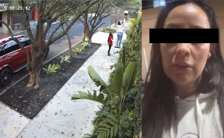 Cachan a señora fifí saboteando las cámaras de seguridad de su vecino para robar en CDMX