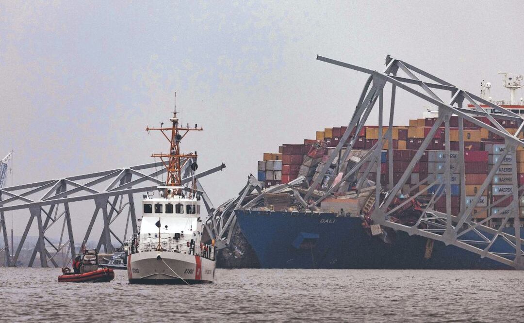 Rescatan cuerpo de mexicano que murió en el colapso del puente de Baltimore