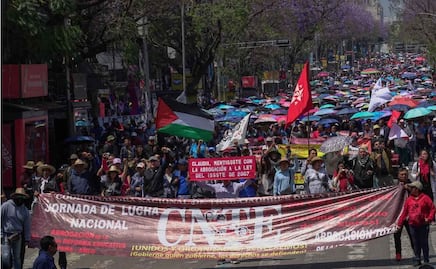 Megamarcha de la CNTE colapsará la CDMX este viernes 15 de mayo ¿Cuáles serán las vialidades afectadas?