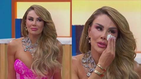 ¡Tremendo susto! Ninel Conde tiene accidente en vivo durante un evento