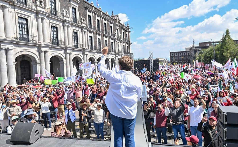 Delfina Gómez respalda a Claudia Sheinbaum en defensa de la soberanía nacional
Imagen: Especial