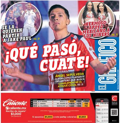 Portada El Gráfico | Viernes 19 de diciembre 2026