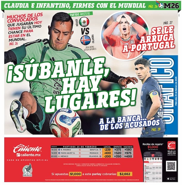 Portada El Gráfico | Miércoles 25 de febrero de 2026