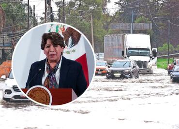 Delfina Gómez: Gobierno de Edomex podría verse rebasado por las lluvias y pide apoyo ¿cuál fue la petición?