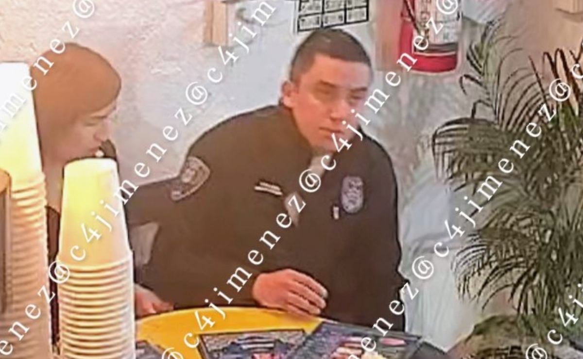 Exhiben a falso agente de la Fiscalía CDMX: comía, amenazaba y se iba sin pagar