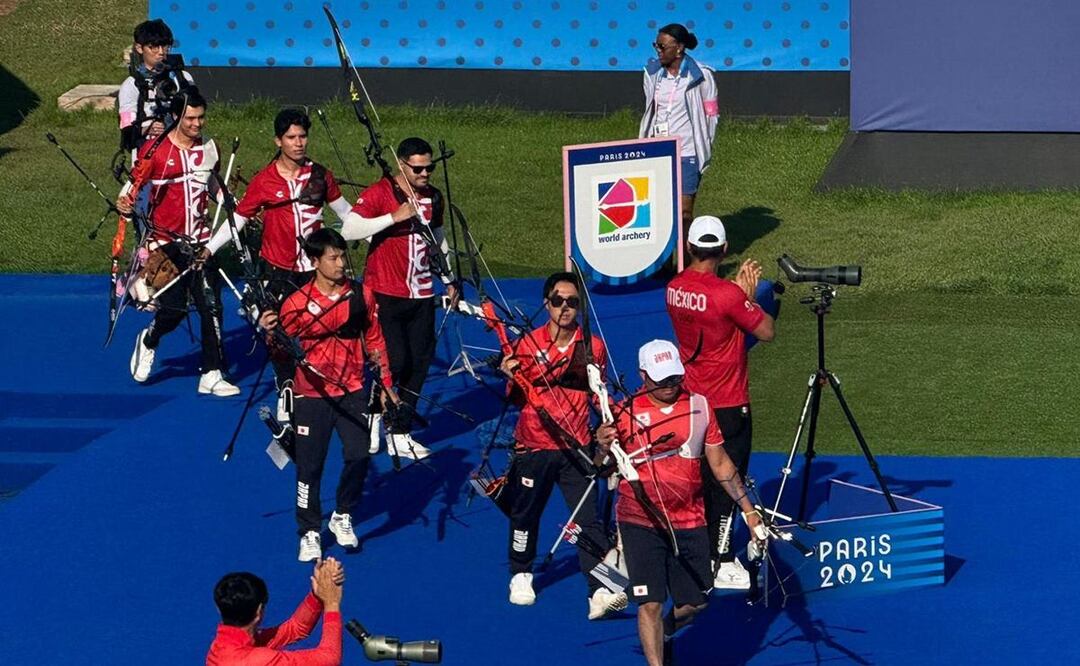 París 2024: México varonil de Tiro con Arco cae ante Japón, en Octavos de Final