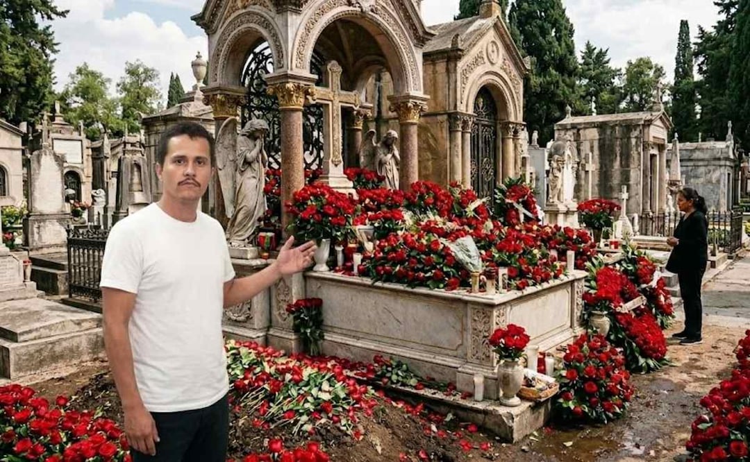¿Cómo es la tumba de "El Mencho"? Revelan imágenes de su sepultura en Zapopan. Foto: (IA)