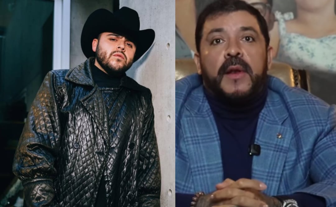 Gerardo Ortiz vs Ángel del Villar (Fotos: Instagram)