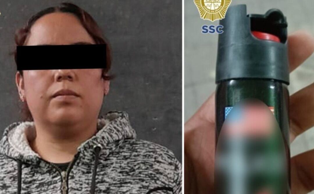 Mujer enloquece en el camión porque no le dan el asiento y echa gas pimienta a un hombre