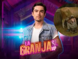 ¡Insólito! Sergio Mayer Mori es golpeado por una vaca EN VIVO en 'La Granja VIP'