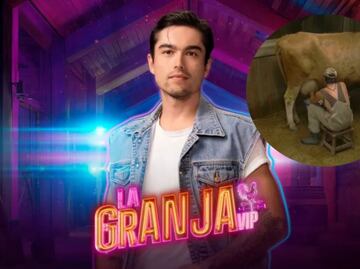 ¡Insólito! Sergio Mayer Mori es golpeado por una vaca EN VIVO en 'La Granja VIP'