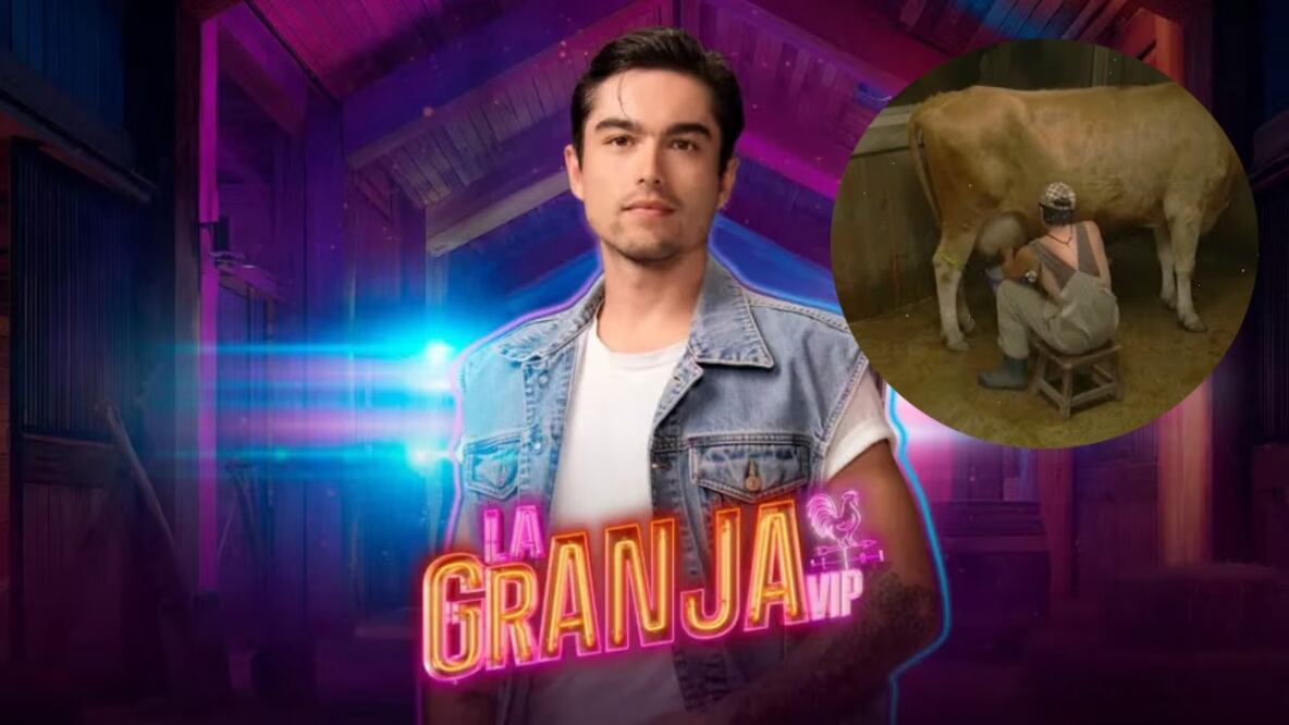 ¡Insólito! Sergio Mayer Mori es golpeado por una vaca EN VIVO en La Granja VIP